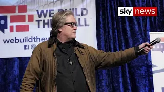 Former Trump adviser Steve Bannon charged with fraud over Mexico wall campaign