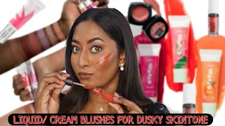 Affordable LIQUID/CREAM BLUSHES for DUSKY/BROWN/DEEP Indian skintones in India 💗