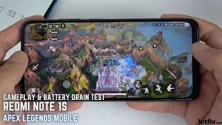 Redmi Note 11s Apex Legends Mobile Gaming test | Helio G96