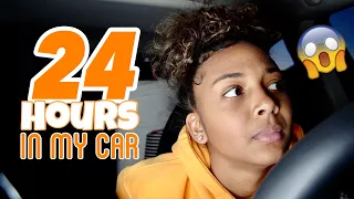 24 Hour Challenge Overnight in My New Car | Living in My Car for 24 Hours