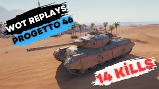 Progetto 46 Massacre: 14 Tanks, 1 Victory! 🏆 / New Wot Replays