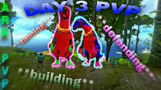 【ARK MOBILE 】-FRESH START-PVP ENEMY- DAY 3( ark pvp Mobile)#ark #arkmobile #arkmobilepvp #pvp #gamin