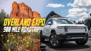 I took my Rivian on a 900 Mile Roadtrip to Overland Expo West!