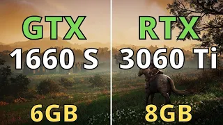 GTX 1660 SUPER VS RTX 3060 Ti TEST IN 12 GAMES