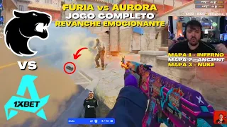 FURIA vs AURORA - JOGO COMPLETO (Todos os Mapas) PARI Please 2023