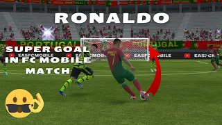 FC Mobile match - draw 1-1 - Ronaldo scored!!! #ronaldo #fcmobile #portugal