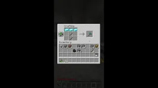 Minecraft Diamond Ingot! Cursed Minecraft #1 #shorts