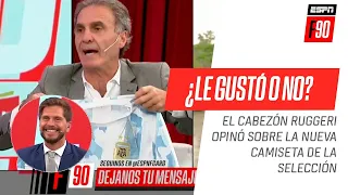 Al Cabezón #Ruggeri le mostraron la nueva camiseta de la #Selección ¡y nadie se esperó su respuesta!