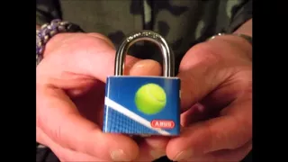 Single Pin Picking A 40mm Abus My Sport Tennis Padlock