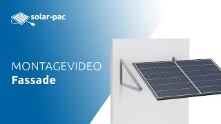 solar-pac Montagevideo Solaranlage Fassade Unterkonstruktion mit Aufständerung