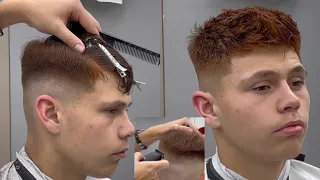 Como desvanecer las líneas y conectar parte superior con los laterales de manera fácil #barberia