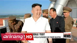 North Korea's state media says Kim Jong-un presided over Thursday missile launches