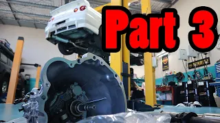 R34 Manual Conversion Part 3 - Removing automatic transmission