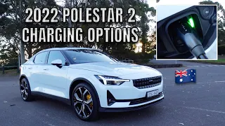 2022 POLESTAR 2 CHARGING DEMONSTRATION with Tesla Gen 3 Wall Charger