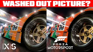 Forza Motorsport - Washed Out Picture Bug On Xbox Series - How To Fix It!