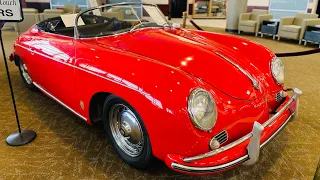 1956 PORSCHE 356A 1600 SUPER SPEEDSTER ANTIQUE CAR REVIEW