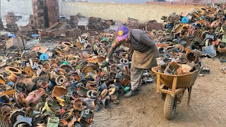 Incredible manufacturing process of electric motors | Metal Recycling in factory