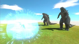 Dinosaurs Evolution To Against 2x Legendary Godzilla - Animal Revolt Battle Simulator