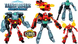 Transformers Earthspark Cyber-Combiner Twitch and Robbie Malto Action Figure!