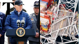 Baltimore bridge: President Biden vows to make those responsible pay