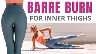 BARRE workout for INNER THIGHS (no equipment)