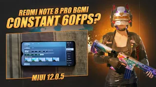 Constant 60fps? on MIUI 12.0.5 | REDMI NOTE 8 PRO BGMI TEST