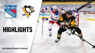 Rangers @ Penguins 1/24/21 | NHL Highlights