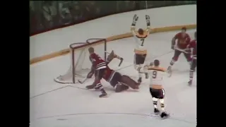 Bruins vs. Blackhawks 1970 Stanley Cup semifinals highlights Bobby Orr Phil Esposito Dan Kelly