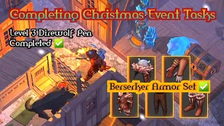 Grim Soul - Completing Christmas Event Tasks [2] + Level 3 Direwolf Pen