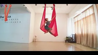 Aerial yoga aerial dance 空中瑜伽 空瑜舞韵 展布篇 ~~舞蹈式 & 坐椅式