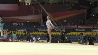 Grace McCallum - Floor Exercise - 2018 World Championships - Podium Training