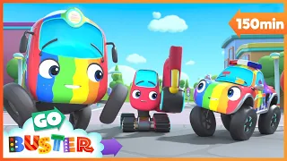 How to Paint your Buster! 🖌️🌈 | Go Learn With Buster | Videos for Kids