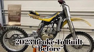 Defending The Title...Mitch Allard 2023 Broke To Built 2000 Suzuki RM 125 (Before)
