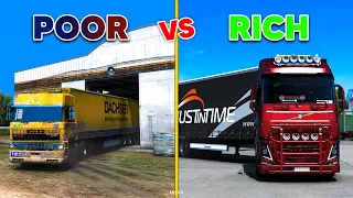 POOR vs RICH - Euro Truck Simulator 2