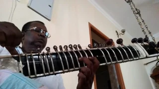 Learn sitar simple slow gat in Raag kirwani Teen taal, sitarist Eesanji