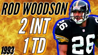 The Game Rod Woodson Had a LEGENDARY First Quarter vs the Saints | 1993