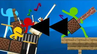 Alan Becker (Reverse) Note Block Battle - Animation vs Minecraft Short Ep 16 (Music by AaronGrooves)