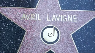 Singer Avril Lavigne Hollywood Walk of Fame Star Los Angeles California USA August 31, 2022