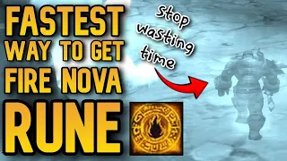 How to get Fire Nova Rune Quick Guide Season of Discovery