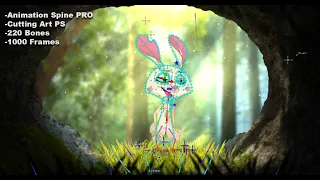 Rabbit Animation | Spine Animation | 2D Spine Esoteric