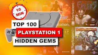 Top 100 Playstation 1 / PS1 Hidden Gems in 10 Minutes