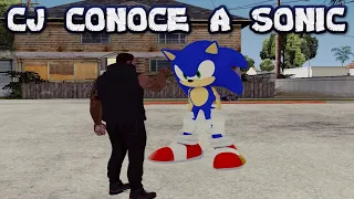 Gta San andreas loquendo- cj conoce a sonic