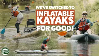 The Team is Hooked from an Afternoon on the NRS Inflatable Kayaks