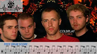 Coldplay - Trouble (Drum Score)