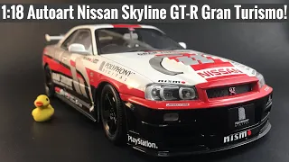 1:18 Autoart Nissan Skyline GT-R R34 Gran Turismo Review!