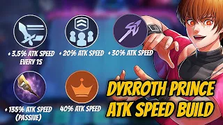 DYRROTH FULL ATK SPEED BUILD NEW META - MAGIC CHESS MLBB