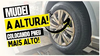 Posso mudar 195/55 para 195/60? Gasta mais combustível? Perde estabilidade?