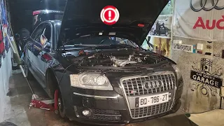 LES PROBLEMES ONT COMMENCÉ SUR LA AUDI S8 🥵 ( Voyant ABS, ESP...) 😱⚠️