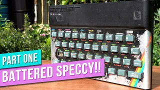 BATTERED ZX SPECTRUM 48K REPAIR PT1 | Let's Repair This Neglected Little ZX Spectrum 48K