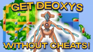 How to get Deoxys WITHOUT CHEATS in Pokemon Emerald!